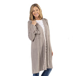 Load image into Gallery viewer, Duster Cardigan Sweater with Lace Detail