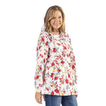 Load image into Gallery viewer, Rose Floral Hooded Drawstring Raincoat
