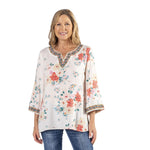 Load image into Gallery viewer, Rose Tunic with Embroidery Accents
