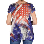 Load image into Gallery viewer, Women's Made in USA Americana Rhinestones T-Shirt