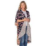 Load image into Gallery viewer, Print Collage Viscose Kimono Topper