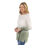 Load image into Gallery viewer, Ombre Crewneck Tunic Sweater