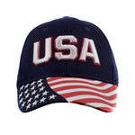 Load image into Gallery viewer, Cotton Twill Patriotic USA Hat
