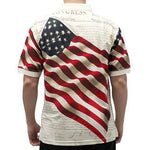 Load image into Gallery viewer, Men's American Flag Polo Shirt at Linda Anderson