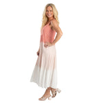 Load image into Gallery viewer, Coral Ombre Tiered Sun Dress
