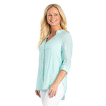 Load image into Gallery viewer, Sea Escape Button Front Tunic-Cami Set
