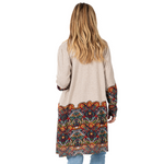 Load image into Gallery viewer, Cardigan Sweater with Print Detail
