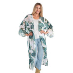 Load image into Gallery viewer, Tropical Leaves Kimono
