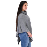 Load image into Gallery viewer, Silver Elegance Beaded Poncho
