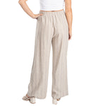 Load image into Gallery viewer, Wide Leg Linen Blend Travel Pants
