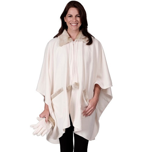 Zip Front Cape & Glove Set - One Size (AA) at Linda Anderson