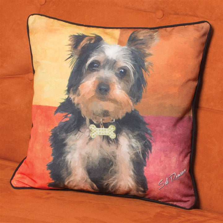 Stewie the Yorkie Pillow at Linda Anderson