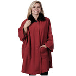 Load image into Gallery viewer, Solid Knit Fleece Wrap One Size Red at Linda Anderson
