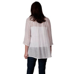 Load image into Gallery viewer, Smocked Raglan White Tunic at Linda Anderson
