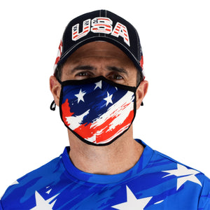 Stars and Stripes Face Covering  Mask