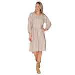 Load image into Gallery viewer, Puff Sleeve Linen Blend Dress
