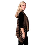 Load image into Gallery viewer, Ladies Fashion Ruana Knit Cape FP60112-BB at Linda Anderson
