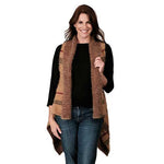 Load image into Gallery viewer, Ladies Fashion Ruana Knit Vest FP60147-BB at Linda Anderson
