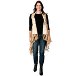 Load image into Gallery viewer, Ladies Fashion Ruana Knit Vest - FP60301-BB at Linda Anderson
