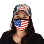 Load image into Gallery viewer, Cloth Face Covering with American Flag
