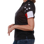 Load image into Gallery viewer, Women&#39;s Patriotic Tech Polo
