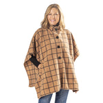 Load image into Gallery viewer, Bridget Cozy Coat 4 Button Fleece Poncho
