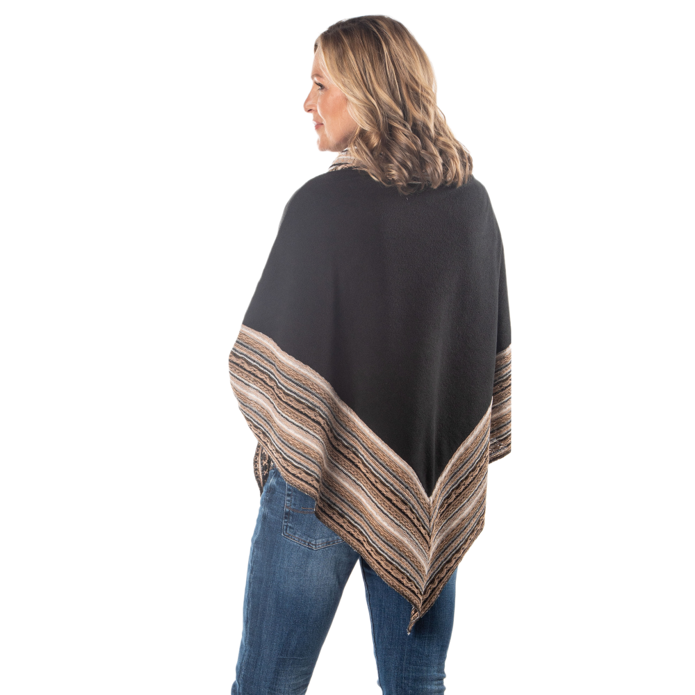 Fleece Sweater Knit Cozy Coat Poncho
