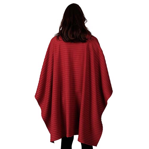 Portland Cowlneck Pleated Fleece Poncho – Linda Anderson