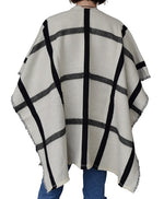 Load image into Gallery viewer, Women Plaid Fur Pocket Ruana by Marcus Adler at Linda Anderson
