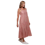 Load image into Gallery viewer, Rose Multicolored Tiered Sun Dress
