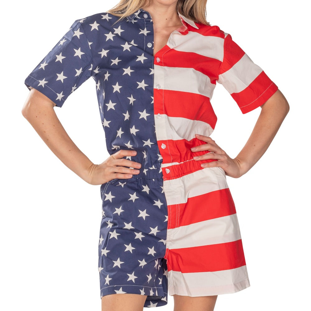 American Flag Jumpsuit