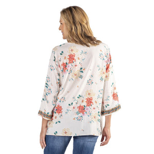 Rose Tunic with Embroidery Accents