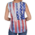 Load image into Gallery viewer, Women&#39;s Made in USA American Flag Sleeveless Top
