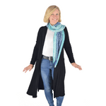 Load image into Gallery viewer, Turquoise Shimmer Scarf
