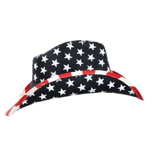 Patriotic Western American Cowboy Hat