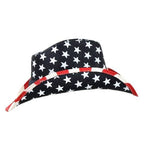 Load image into Gallery viewer, Patriotic Western American Cowboy Hat
