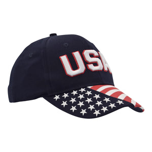Cotton Twill Patriotic USA Hat